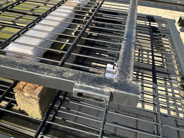 Metalen toegangspoort - afbeelding 2 van  4