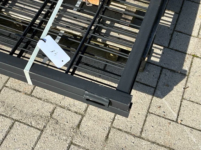 Metalen toegangspoort - afbeelding 2 van  5