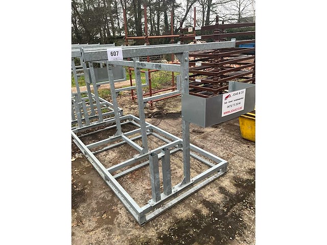 Metalen transportbok voor aluminium stelling - afbeelding 1 van  6