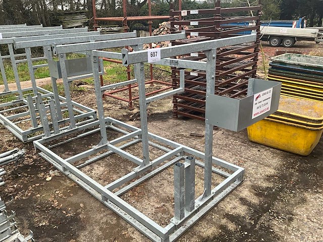 Metalen transportbok voor aluminium stelling - afbeelding 1 van  6