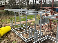 Metalen transportbok voor aluminium stelling - afbeelding 1 van  5