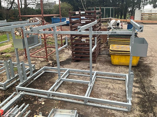 Metalen transportbok voor aluminium stelling - afbeelding 2 van  5