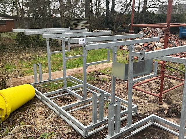 Metalen transportbok voor aluminium stelling - afbeelding 1 van  4
