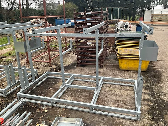 Metalen transportbok voor aluminium stelling - afbeelding 3 van  6