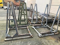 Metalen transportbokken 4 stuks (4x) - afbeelding 2 van  2