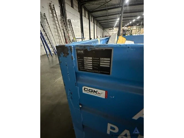 Metalen transportcontainer, bauer 200 a 2.2, bouwjaar 2010, 310 kg, serienummer 100404 - afbeelding 2 van  2