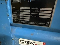 Metalen transportcontainer bauer süblohn bsk-r 90, inhoud 0,9 cbm, draagvermogen 1.360 kg, bouwjaar 2016, 109 kg, serienummer 5294902 - afbeelding 1 van  2