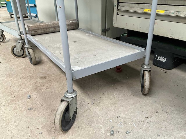 Metalen transportkar (2x) - afbeelding 4 van  8