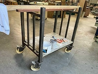 Metalen transportkar (2x) - afbeelding 2 van  5