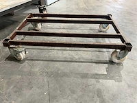 Metalen transportkar (2x) - afbeelding 3 van  5