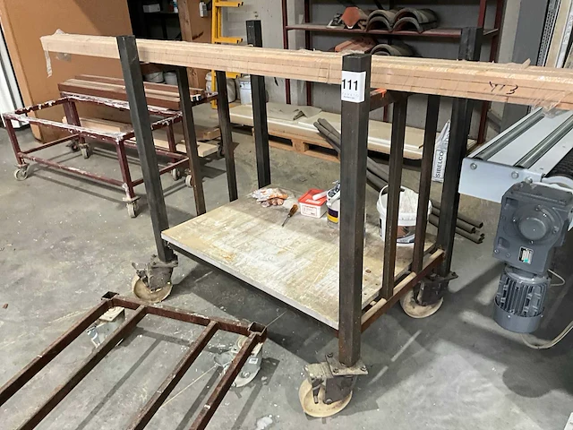 Metalen transportkar (2x) - afbeelding 5 van  5