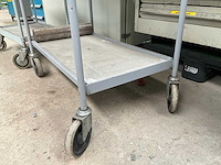 Metalen transportkar (2x) - afbeelding 3 van  5