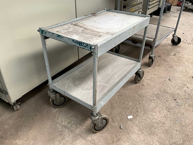 Metalen transportkar (2x) - afbeelding 5 van  5