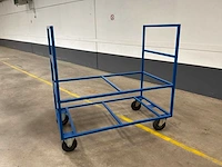 Metalen transportkar (2x)