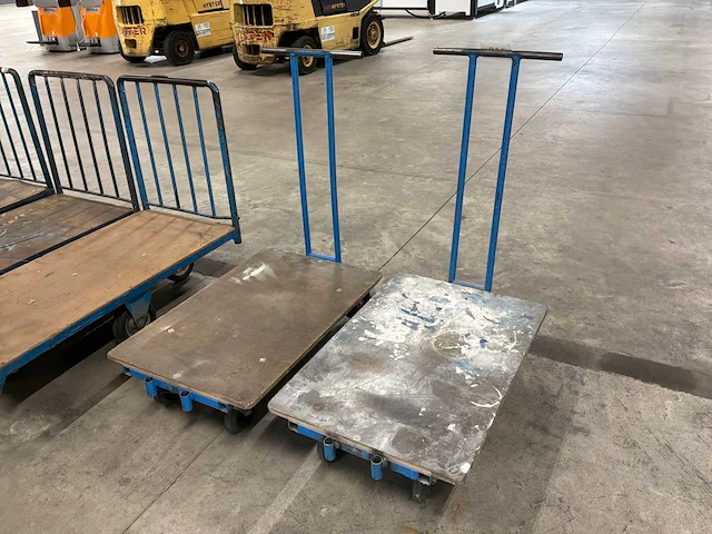Metalen transportkar (2x) - afbeelding 2 van  4