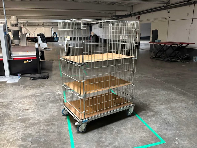 Metalen transportkar (30x) - afbeelding 2 van  5
