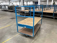 Metalen transportkar (3x) - afbeelding 2 van  4