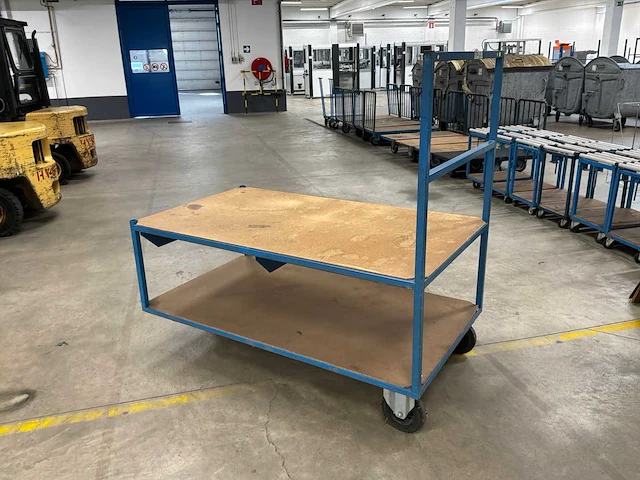 Metalen transportkar (4x) - afbeelding 2 van  4