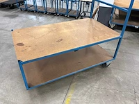 Metalen transportkar (4x) - afbeelding 4 van  4