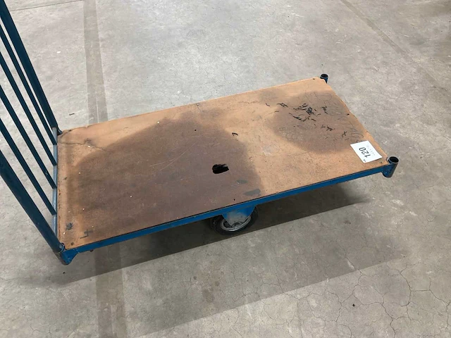 Metalen transportkar (4x) - afbeelding 3 van  4