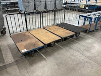 Metalen transportkar (4x) - afbeelding 4 van  4