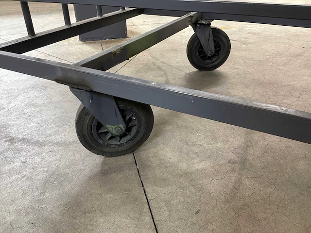 Metalen transportkar (4x) - afbeelding 4 van  4