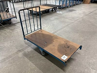 Metalen transportkar (4x) - afbeelding 1 van  4