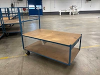 Metalen transportkar (4x)