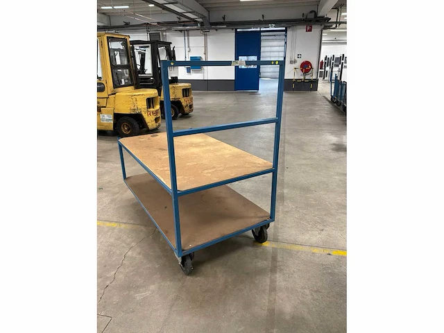 Metalen transportkar (4x) - afbeelding 3 van  4