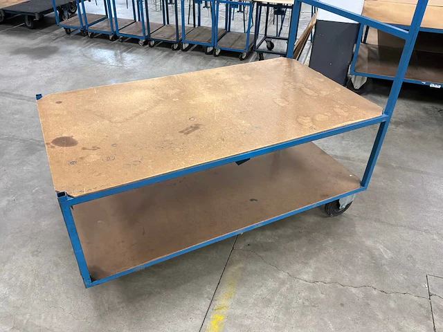 Metalen transportkar (4x) - afbeelding 4 van  4