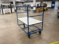 Metalen transportkar (4x) - afbeelding 2 van  4
