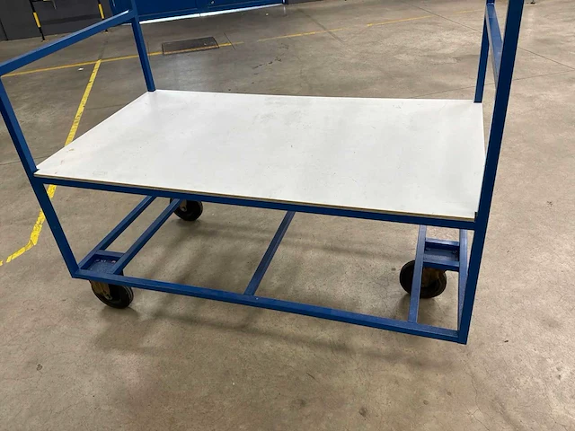 Metalen transportkar (4x) - afbeelding 4 van  4