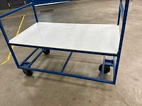 Metalen transportkar (4x) - afbeelding 4 van  4