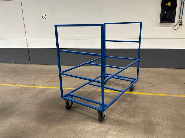 Metalen transportkar (4x) - afbeelding 2 van  4