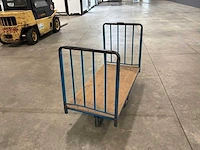 Metalen transportkar (4x) - afbeelding 2 van  4