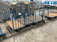 Metalen transportkar (4x) - afbeelding 4 van  4