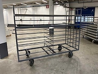 Metalen transportkar (4x)