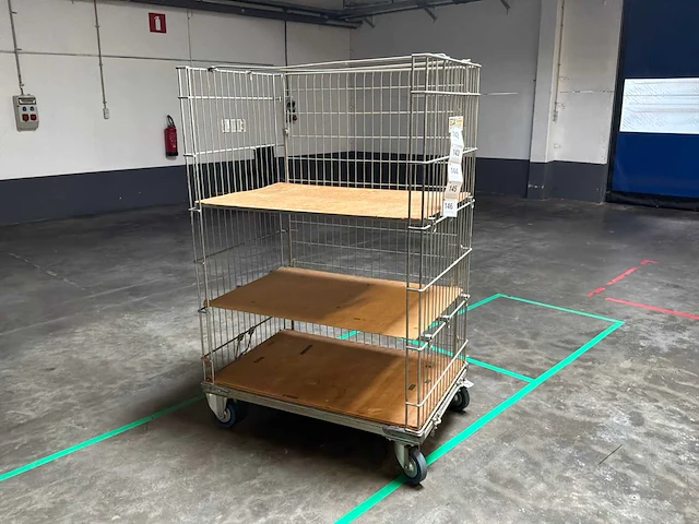 Metalen transportkar (50x) - afbeelding 1 van  5