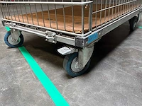 Metalen transportkar (5x) - afbeelding 4 van  5