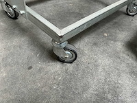 Metalen transportkar voor krat - overige intern transport (3x) - afbeelding 4 van  4