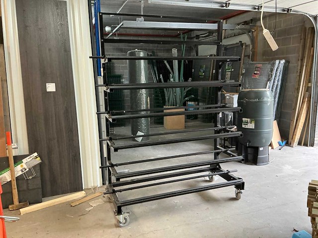 Metalen transportkar - afbeelding 1 van  4