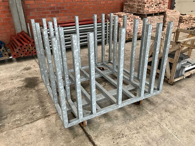 Metalen transportkar - afbeelding 1 van  3