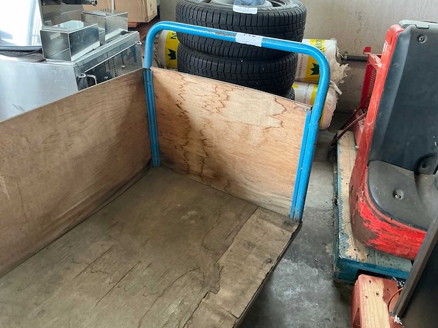 Metalen transportkar - afbeelding 2 van  4