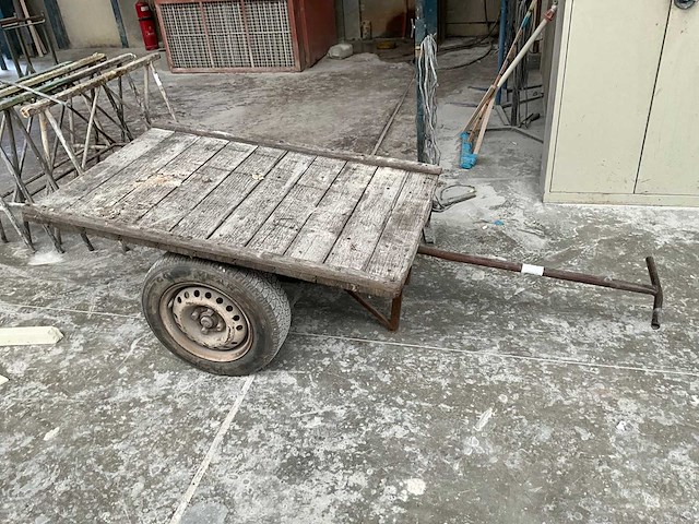 Metalen transportkar - afbeelding 2 van  5