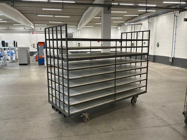 Metalen transportkar - afbeelding 2 van  4