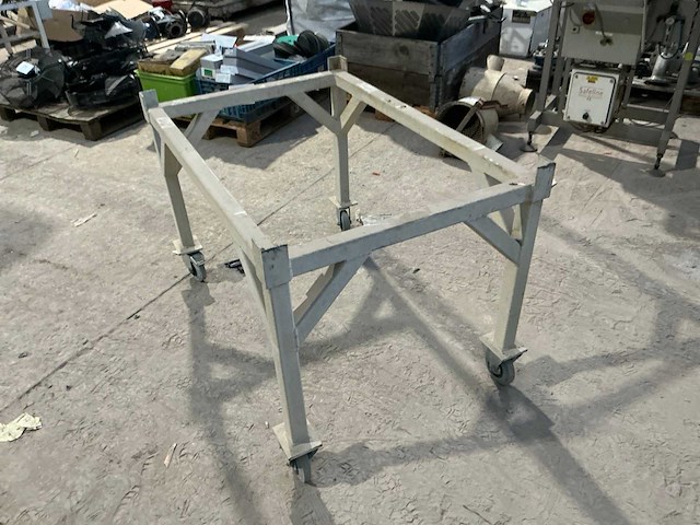 Metalen transportwagen - afbeelding 1 van  5