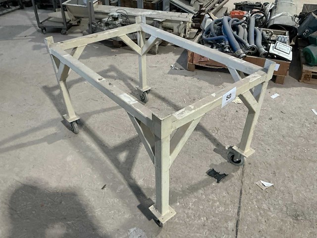 Metalen transportwagen - afbeelding 3 van  5