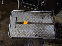 Metalen transportwagen - afbeelding 1 van  4