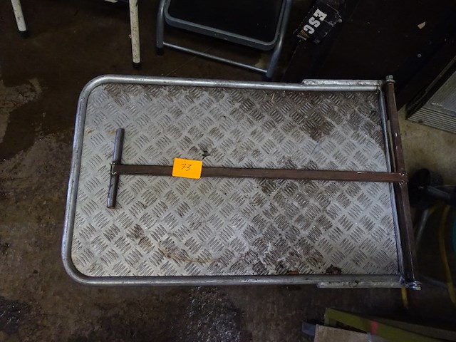 Metalen transportwagen - afbeelding 3 van  4