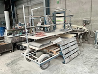 Metalen transportwagen - afbeelding 1 van  8